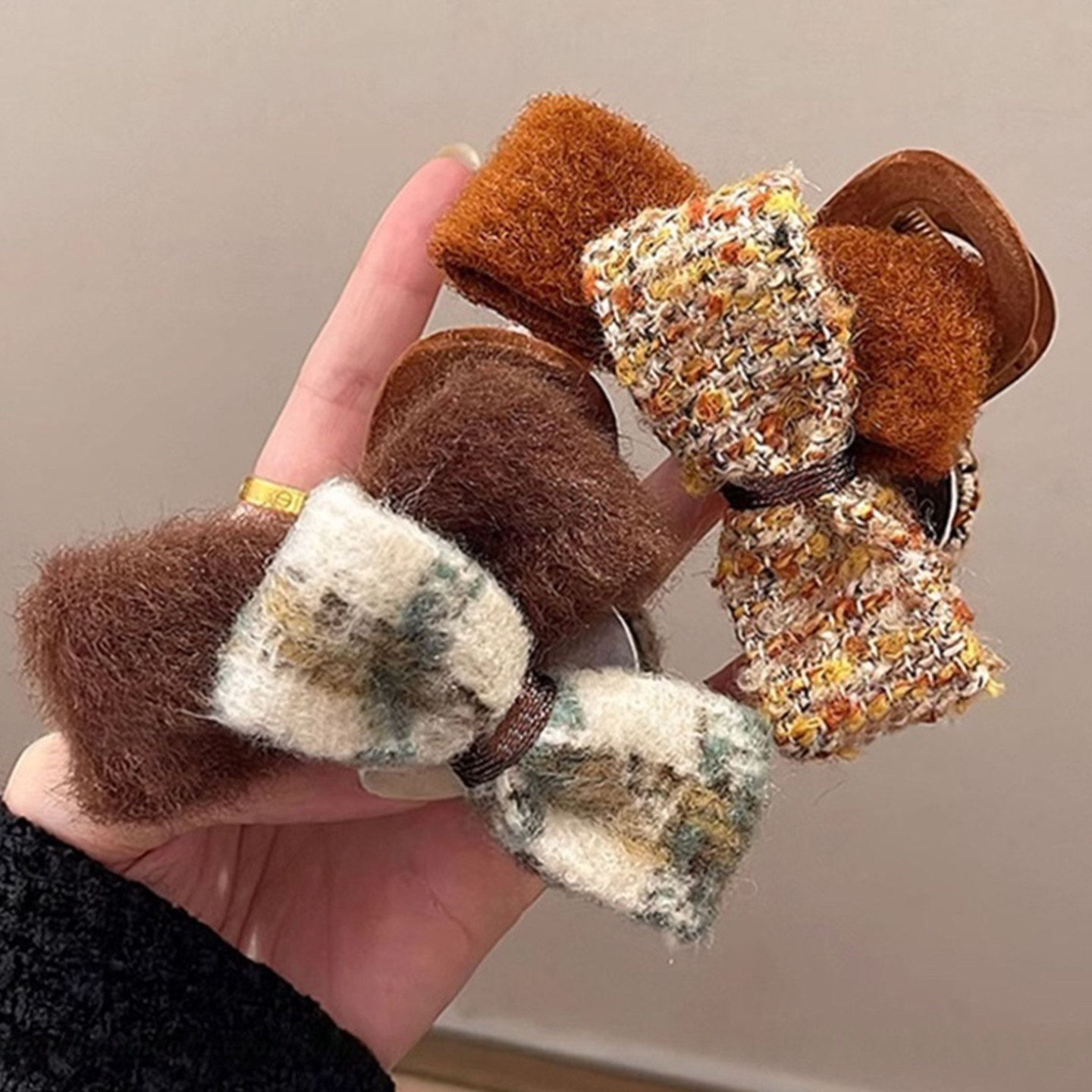 小香风蝴蝶结抓夹女2025新款高级感秋冬鲨鱼夹后脑勺发夹夹子发饰,淘宝优惠券,粉丝福利购,淘宝优惠卷