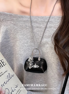 辣妹风毛衣链配饰女长款