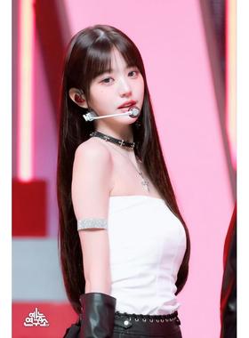 张元英同款颈环choker甜酷十字架皮革项链锁骨链项圈颈带脖子配饰