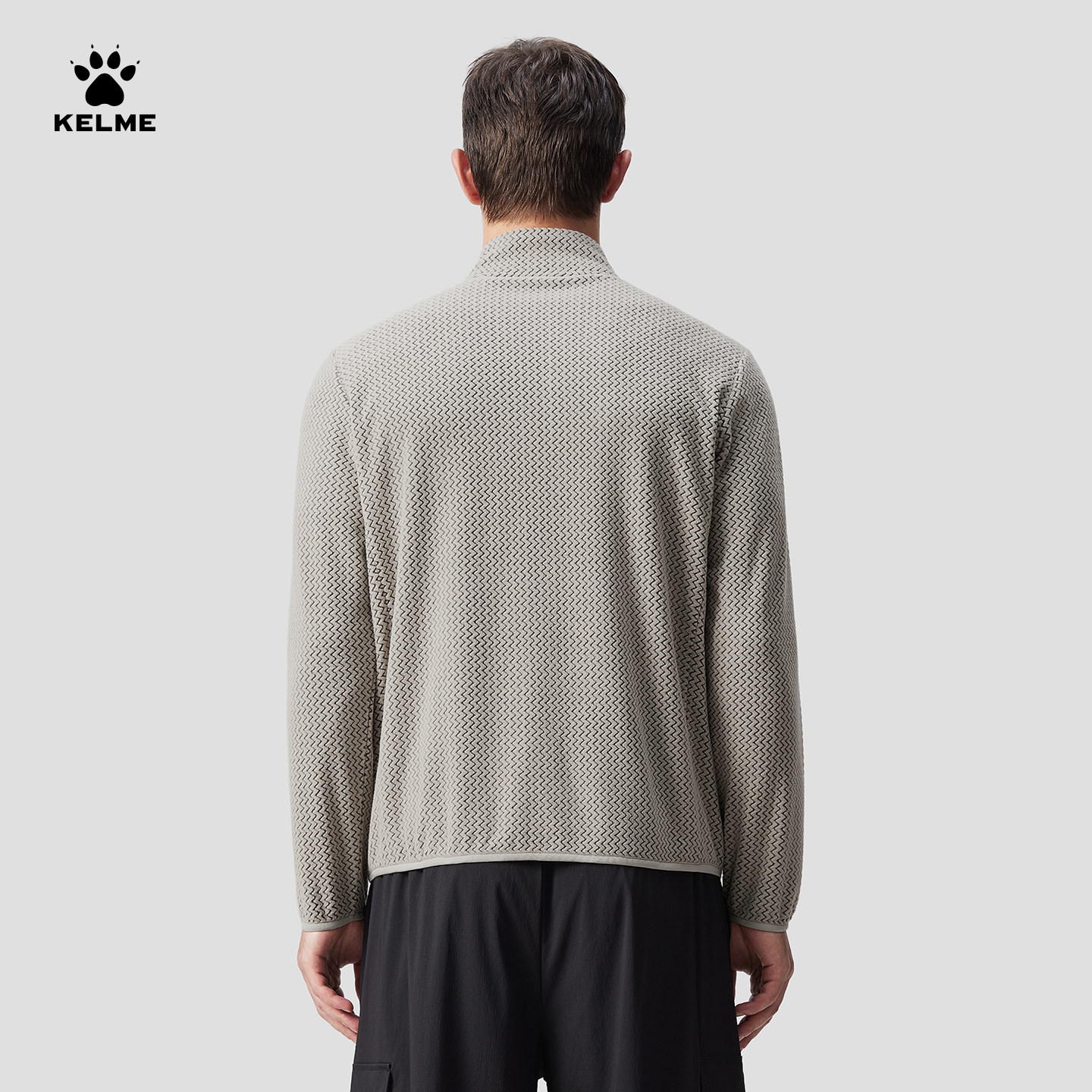 卡尔美抓绒外套男春秋季新款户外针织保暖登山服休闲跑步运动外套,淘宝优惠券,粉丝福利购,淘宝优惠卷