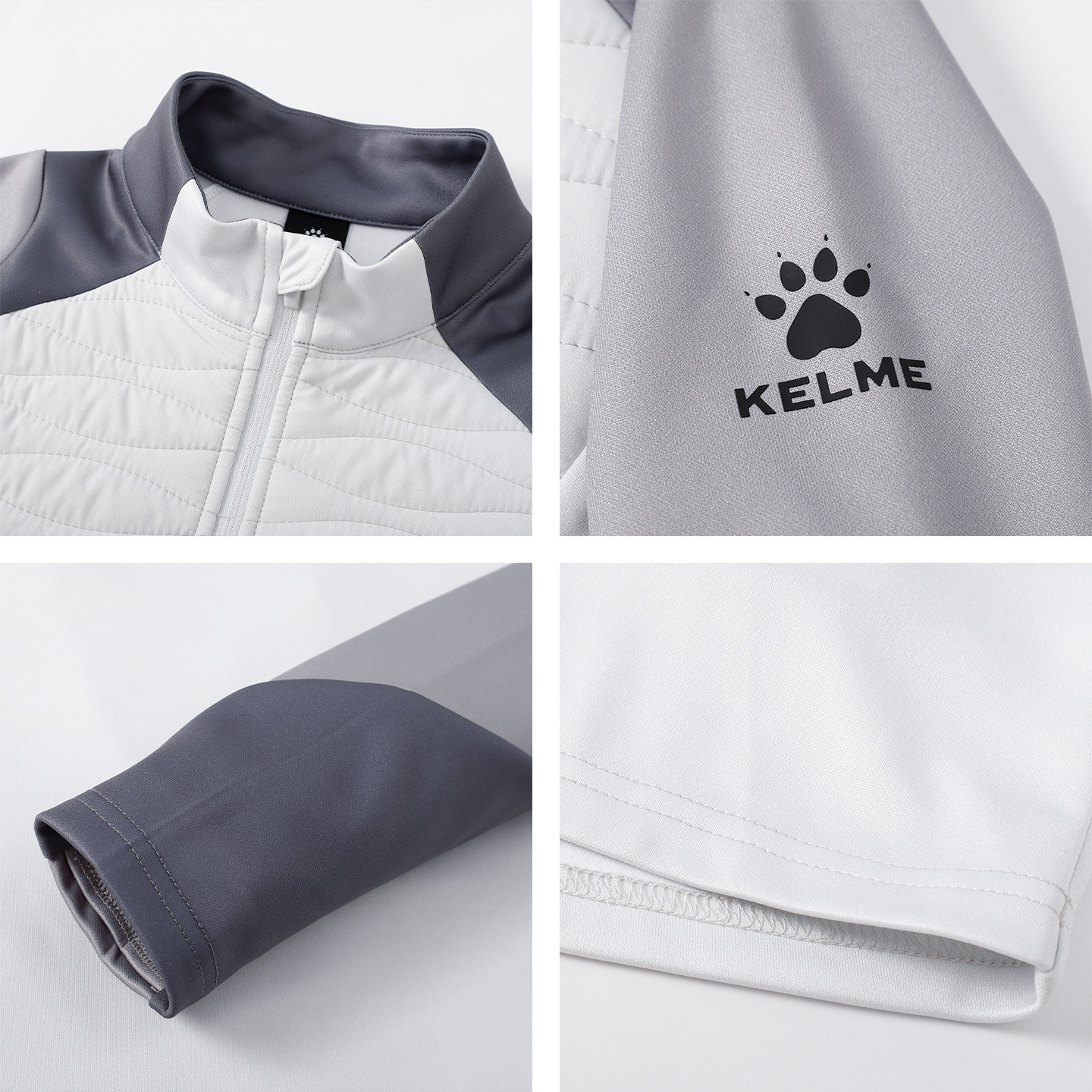 卡尔美男女儿童夹棉款足球训练服冬季半拉链卫衣跑步运动长袖T恤,淘宝优惠券,粉丝福利购,淘宝优惠卷