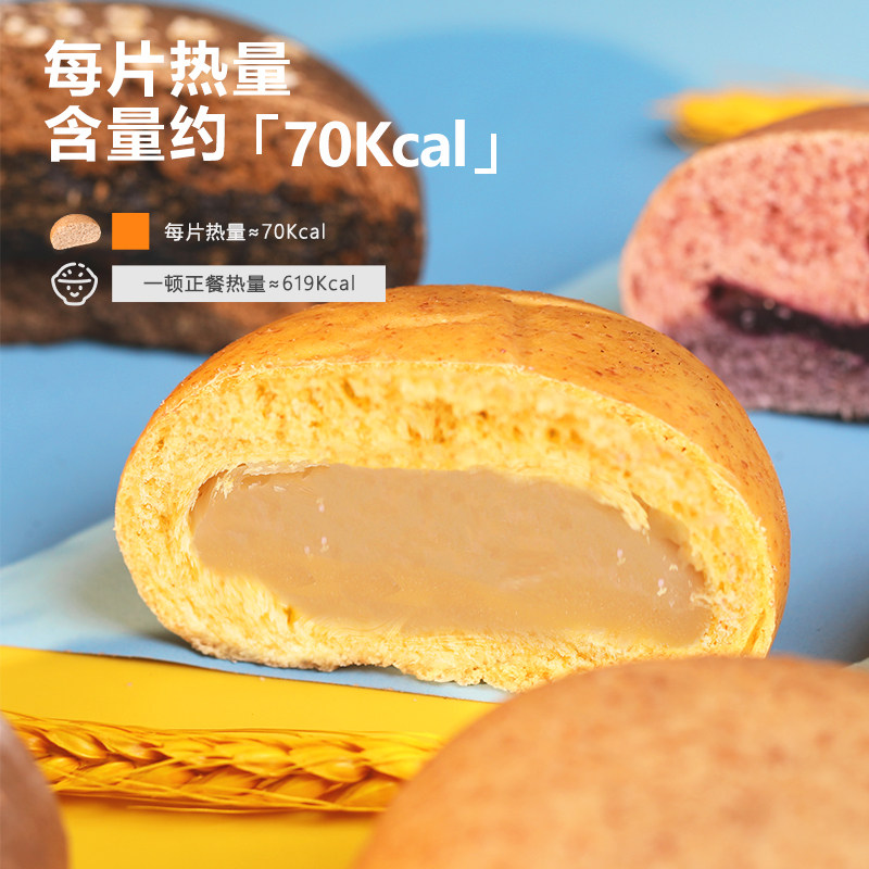 fitinglab全麦欧包南瓜紫薯蔗糖 FITINGLAB西式糕点