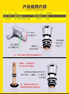 花浴缸分提拉水器美标暗装淋浴龙头切换阀开关洒转配换ZHAJP_16维