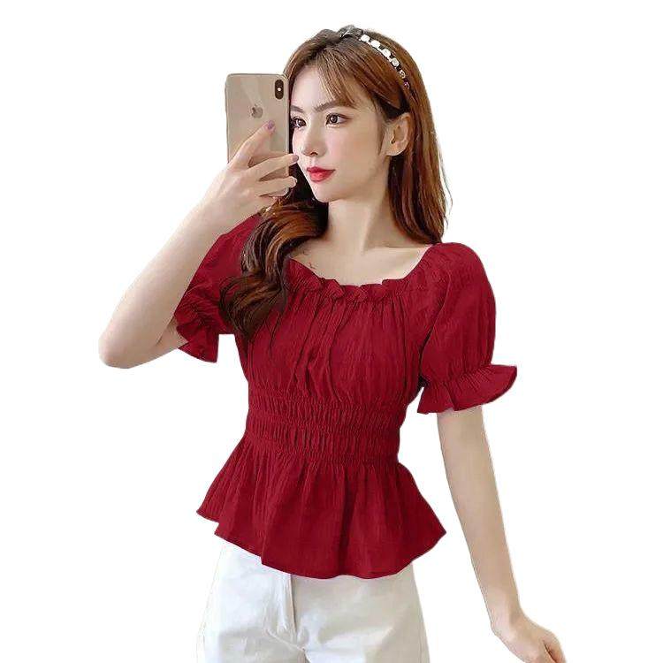  品秋延蕾丝衫/雪纺衫