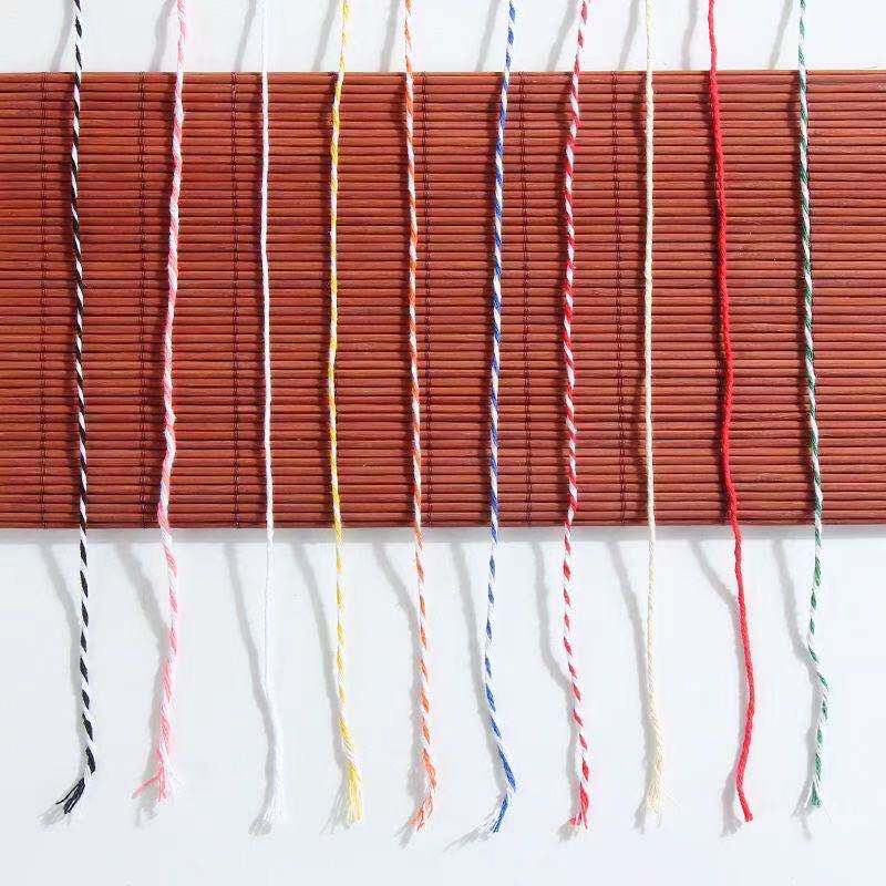 1毫米粽子线 彩色棉线 嘉兴包粽子专用线粽绳 绑香肠腊肠食品级线