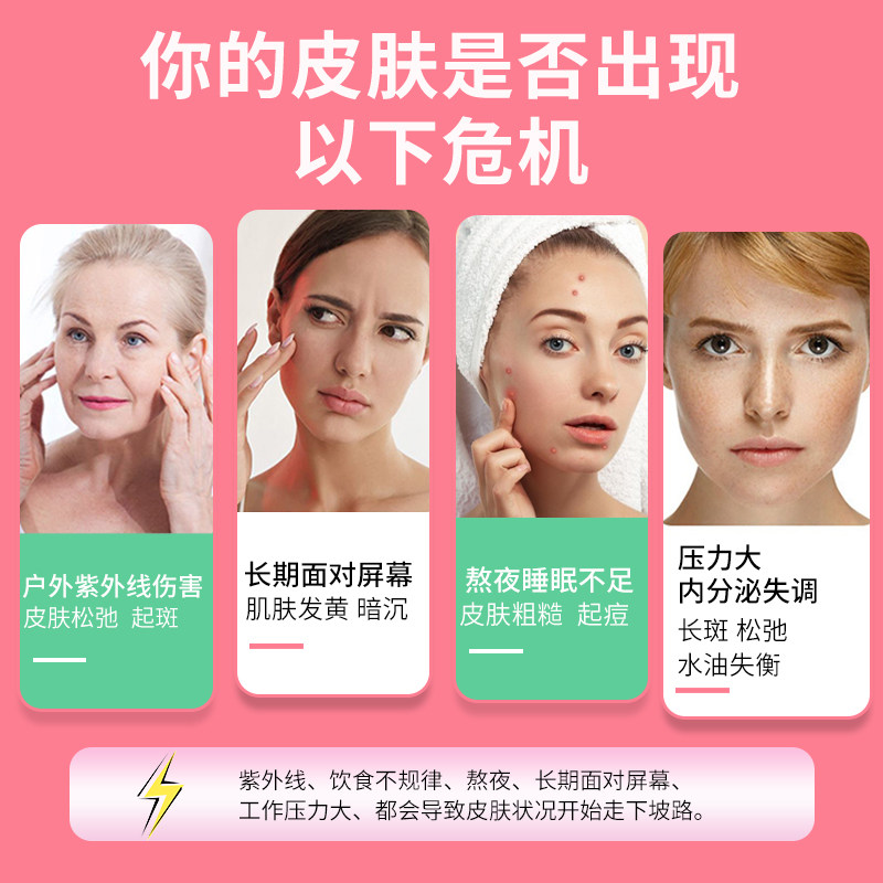 维生能胶原蛋白抗糖美白口服全身白 Vitanergy海外丽人海外膳补