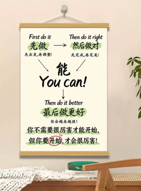 励志心态挂画客厅卧室墙面装饰画