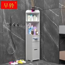 Toilet shelshelf floor-type multilayer triangular bathroom wall corner accommodating cabinet Toilet Clip Slit Corner Toilet side cabinet