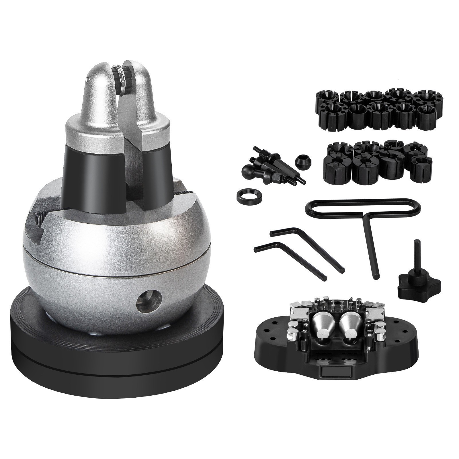 Ring set, ring non-slip holder, stone setting base, jewelry micro-setting hemispherical setting diamond setting fixture