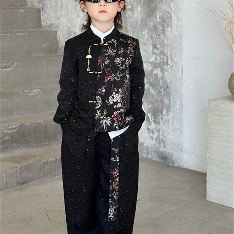 高级感男童汉服秋季儿童国风套装礼服唐装男孩中式演出服生日套装,淘宝优惠券,粉丝福利购,淘宝优惠卷