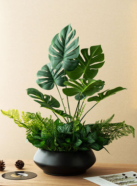 高品质仿真花假绿植装饰摆件