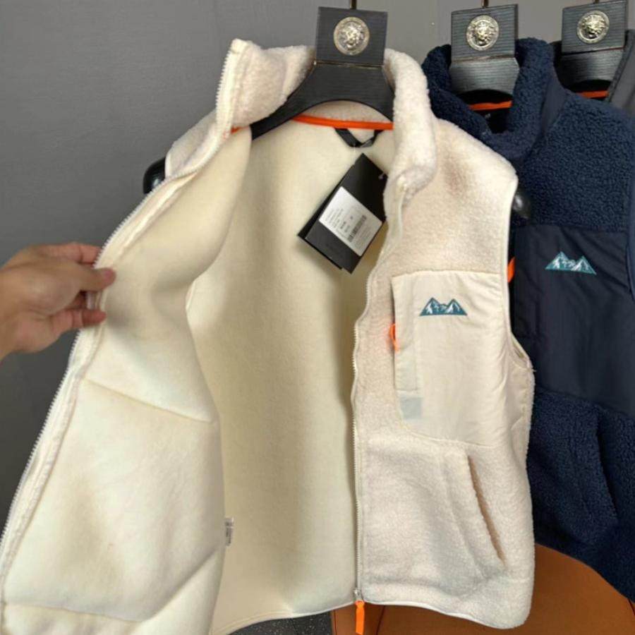 外贸日单！冬季男女情侣款厚实保暖摇粒绒休闲百搭立领马甲外套潮,淘宝优惠券,粉丝福利购,淘宝优惠卷