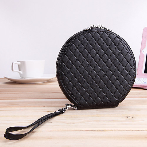 汽车CD包车载光盘收纳袋车cd盒车内cd夹大众奥迪车用菱形光碟片包 - 图1