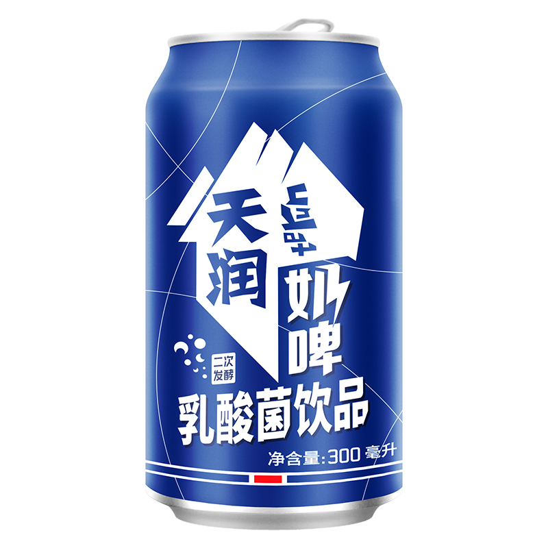 现货包邮新疆特产天润奶啤酒300mlx12罐装整箱乳酸菌饮料代酒饮品-图3