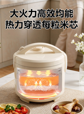 三角牌电饭煲陶瓷内胆快速煮饭