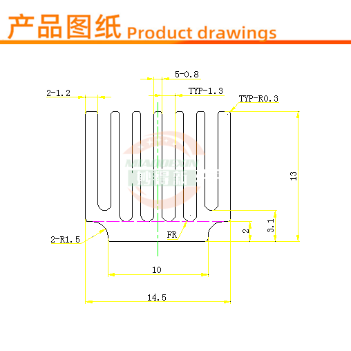 步进电机驱动散热片TMC2100模块用 3D打印机配件15*14.5*13 - 图0