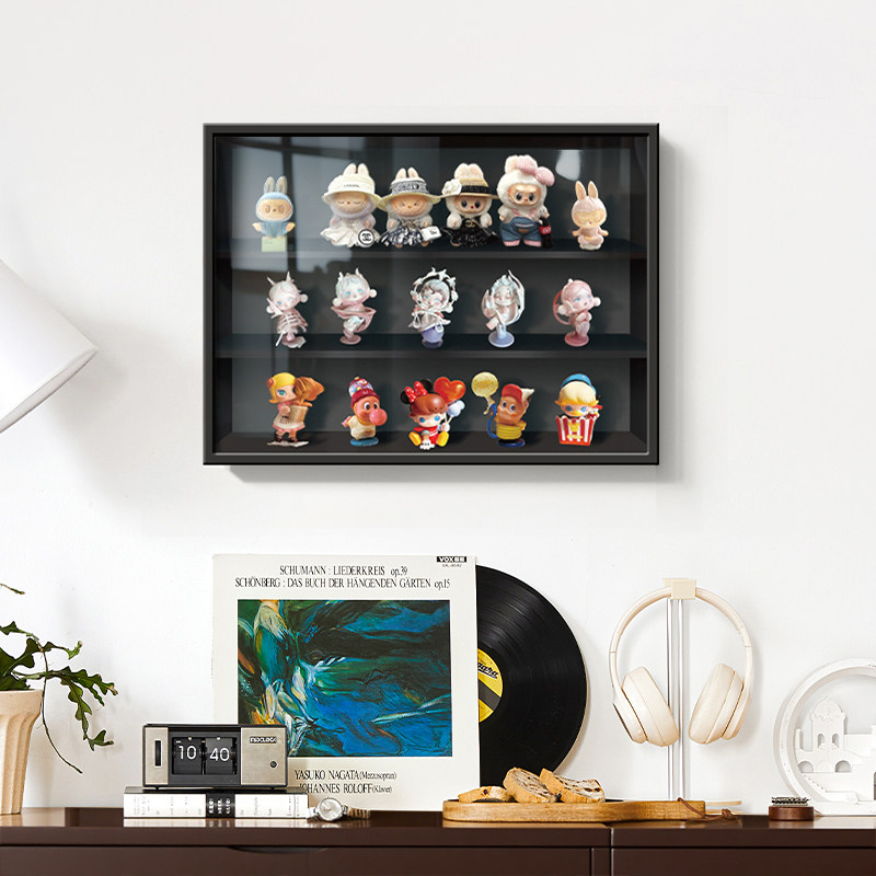 盲盒电表箱装饰画壁挂式带灯亚克力展示柜防尘玩具模型手办收纳盒,淘宝优惠券,粉丝福利购,淘宝优惠卷