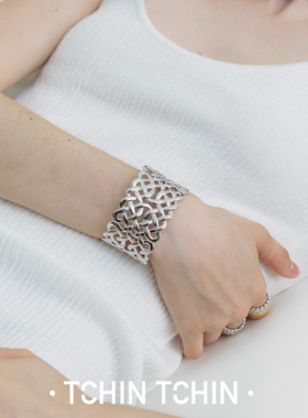 TCHINTCHIN立体编织开口手镯