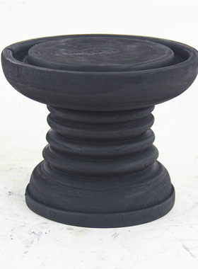 碳化黑色托盘桌面摆盘实木茶盘