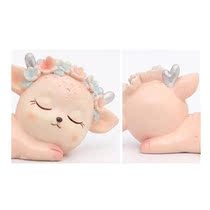 2 3 5 Adorable Animals Deer Figurines Toy for Baby Shower