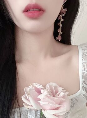 「暮色尤加利」手作天然石女耳饰名族风耳环夏天