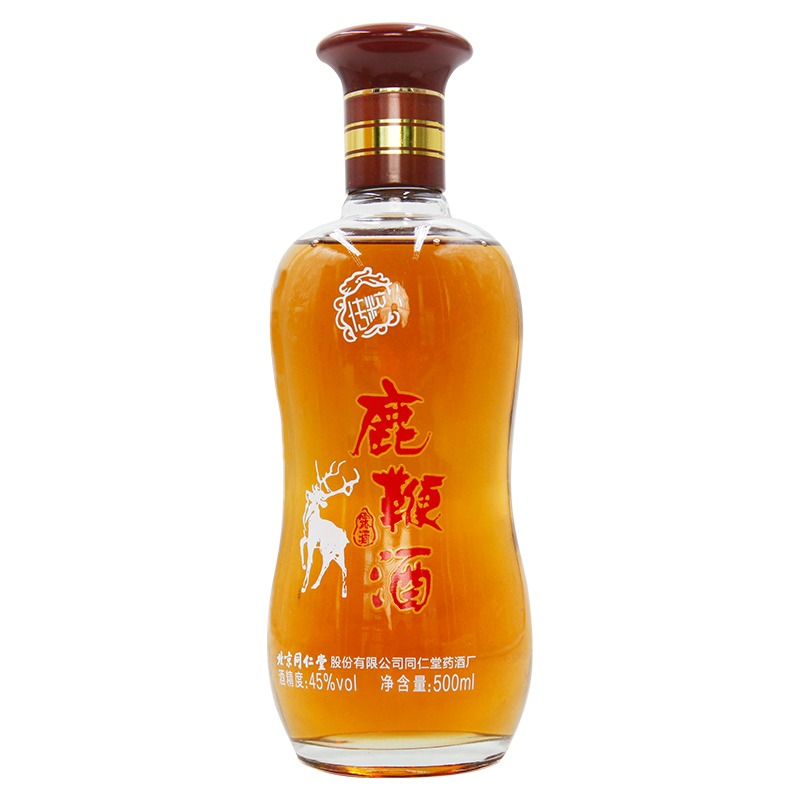 同仁堂 鹿鞭酒500ml45%vol 高档白酒 - 图3