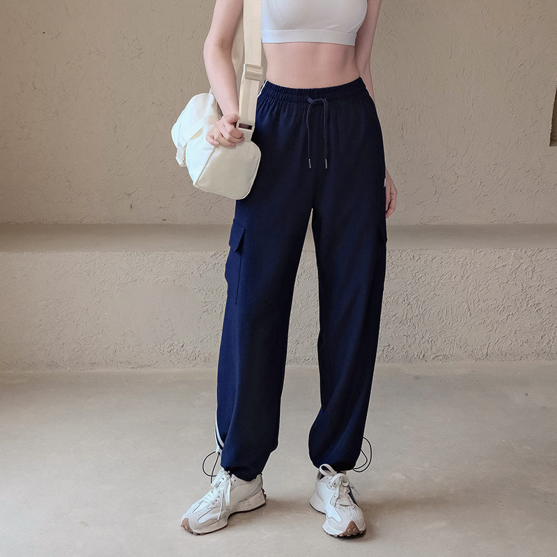 Ackdcs宽松显瘦瑜伽裤女秋冬新款休闲运动健身长裤高腰直筒阔腿裤,淘宝优惠券,粉丝福利购,淘宝优惠卷