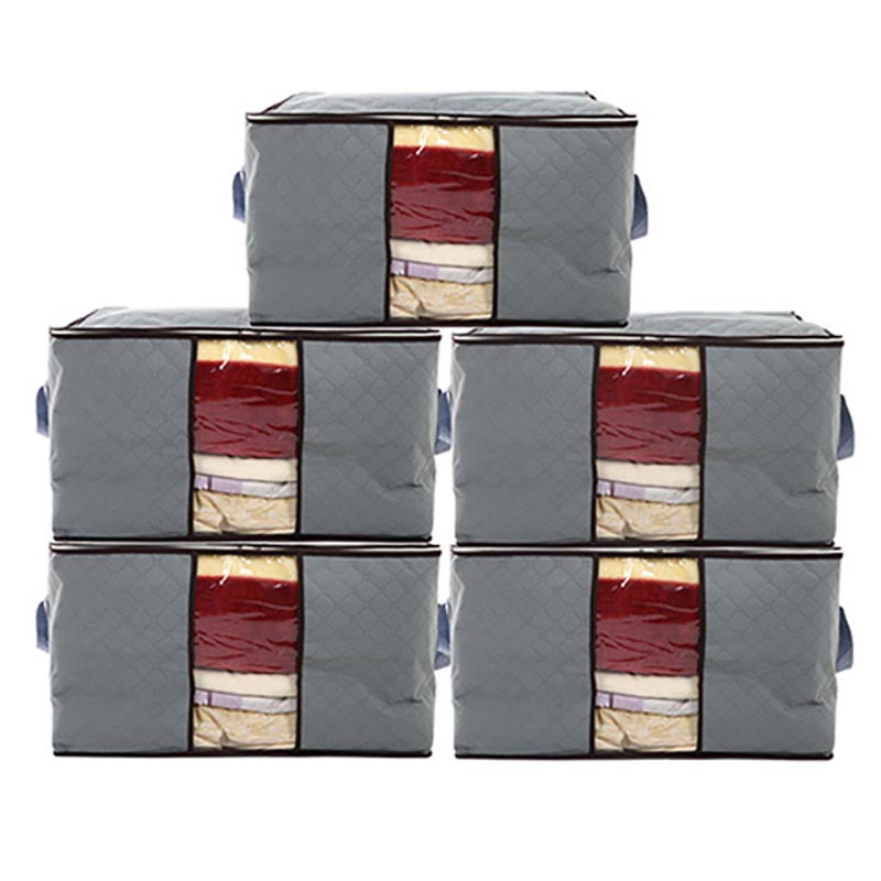 Sufa Moving Clothes Seasonal Clothing Storage Bags for Seasonal Winter Clothes Storage Bags for Household Transparent Quilt Packing