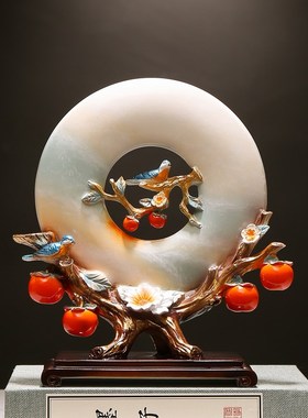 速发新如式玉事事中意摆件客厅电视柜酒柜装礼品办公室乔迁新居饰