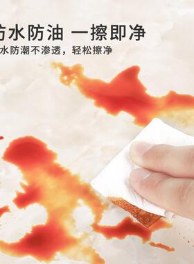 现货厨房防油贴纸防水自粘墙贴灶台台面瓷砖翻新S橱柜子加厚大理