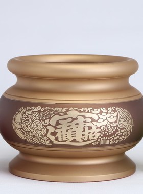 速发桌面供大摆件黄铜供具套装具奉炉招财供水杯供香关公的灯果盘