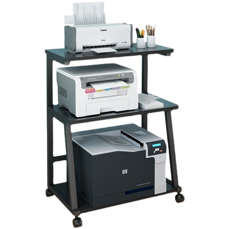 落地三层可移动打印机置物架办公复印家用厨房多用收纳整理置地架,淘宝优惠券,粉丝福利购,淘宝优惠卷
