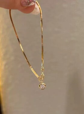 极简配饰泡泡蛇骨手链小众精致女生气质优雅高级感手饰设计感百搭