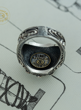 Arthur.k八御925银复古指环
