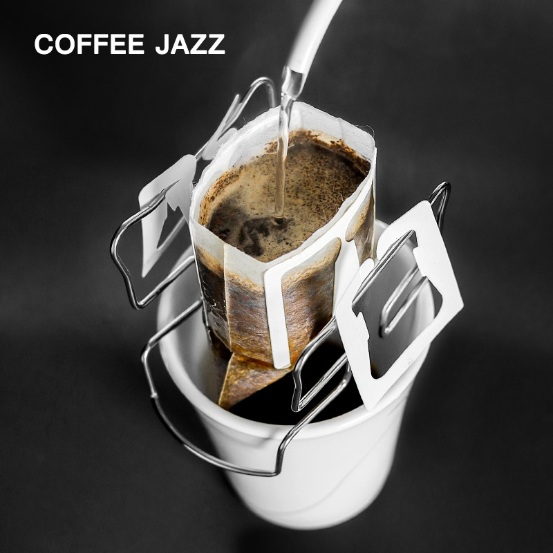 COFFEEJAZZ挂耳咖啡支架日式不锈钢手冲咖啡滤纸架挂耳滤袋支撑架 - 图3