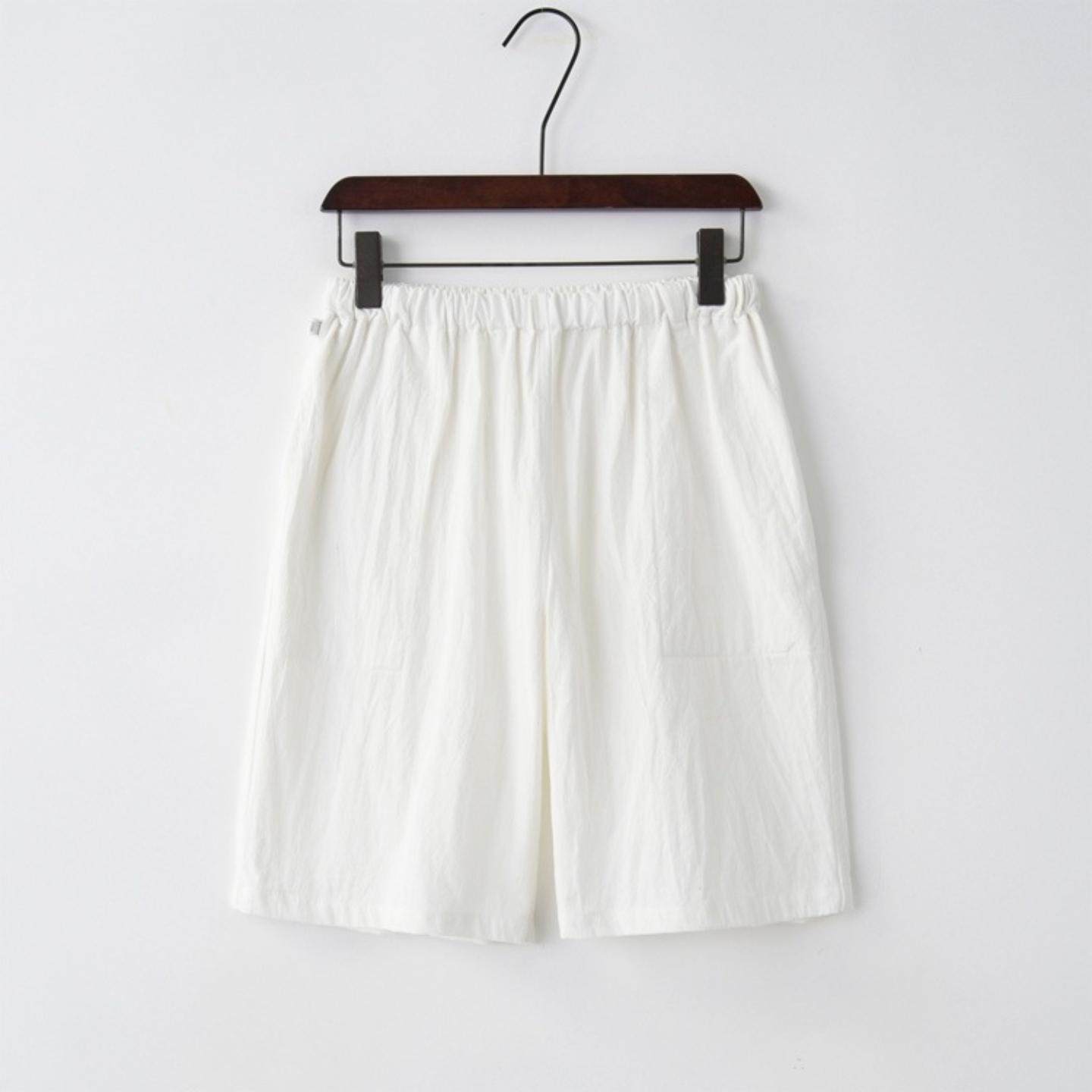 中国风夏季短裤男潮流沙滩裤运动休闲裤子男士棉麻宽松五分裤工装,淘宝优惠券,粉丝福利购,淘宝优惠卷