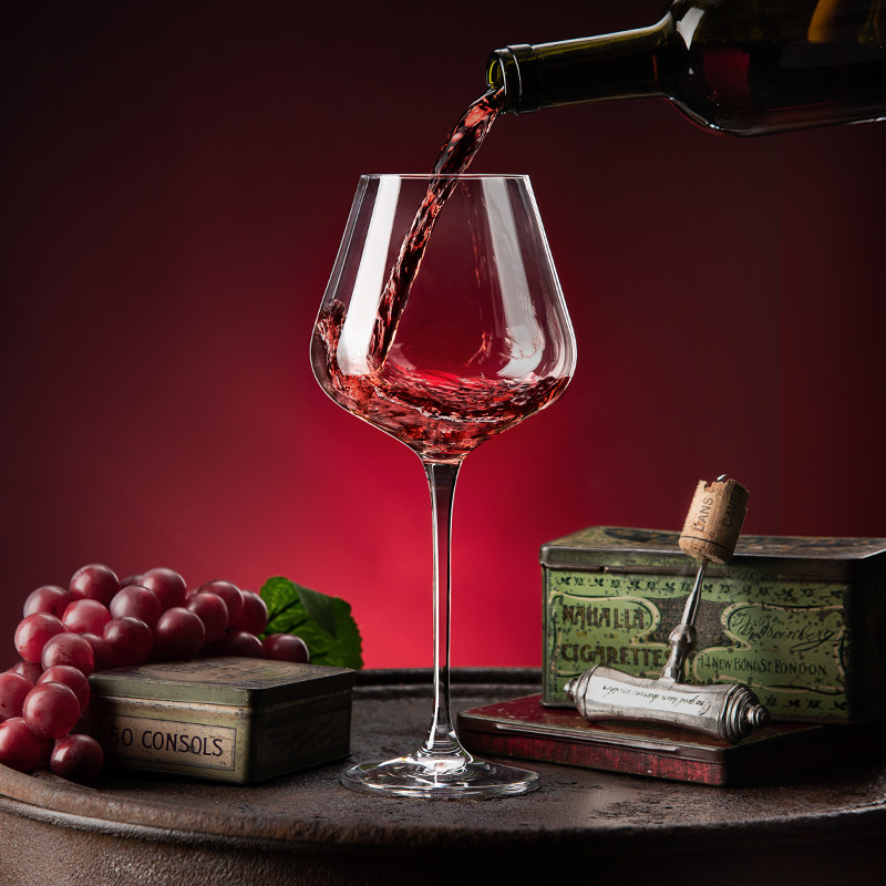 创意红酒杯架挂客厅酒柜高脚杯架倒挂悬挂展示架子酒柜里的吊杯架