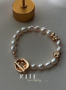 天然珍珠手链巴洛克珍珠时尚