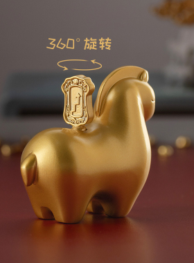 黄铜小马摆件股市马上涨停礼品