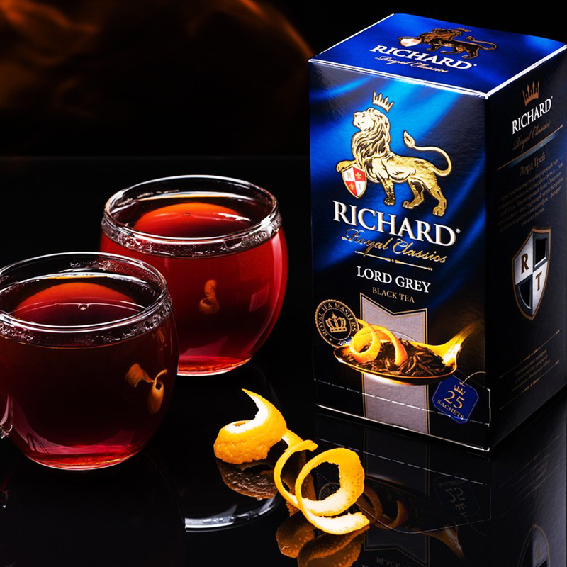 RICHARD瑞查得伯爵红茶茶包 俄罗斯进口伯爵茶 烘焙红茶粉 - 图2