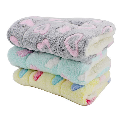 Dog Bed cama perro Pet Blanket Soft Thickened Fleece Pad Bed - 图3