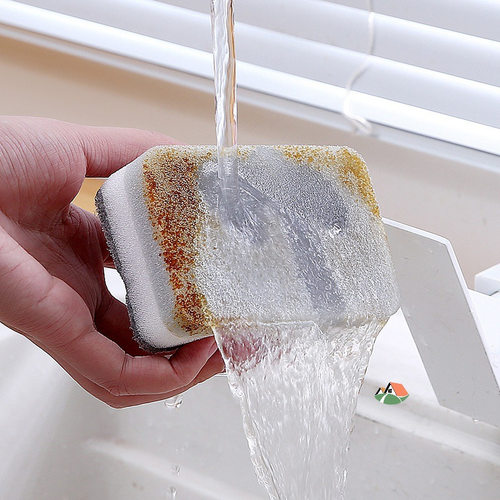 5Pcs Double-sided Cleaning Spongs Household Scouring Pad跨境 - 图1