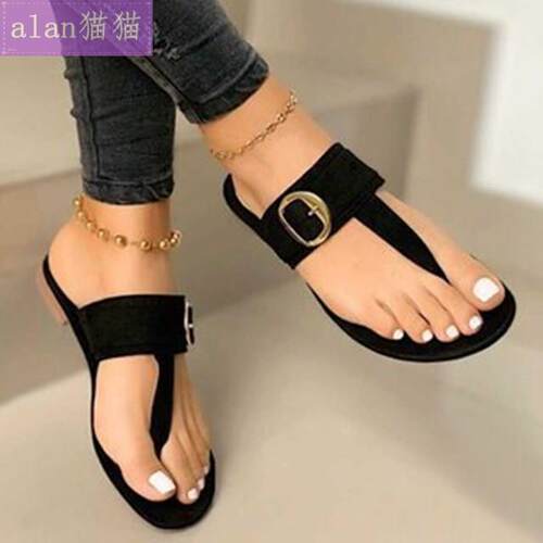 Women's shoes large size flat sandals women slippers - 图0
