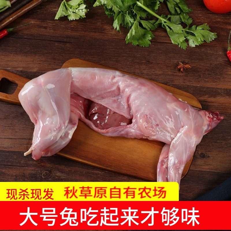 新鲜兔肉整只现杀冷冻兔子肉特大号兔农家散养去头生肉食材2.5斤,淘宝优惠券,粉丝福利购,淘宝优惠卷