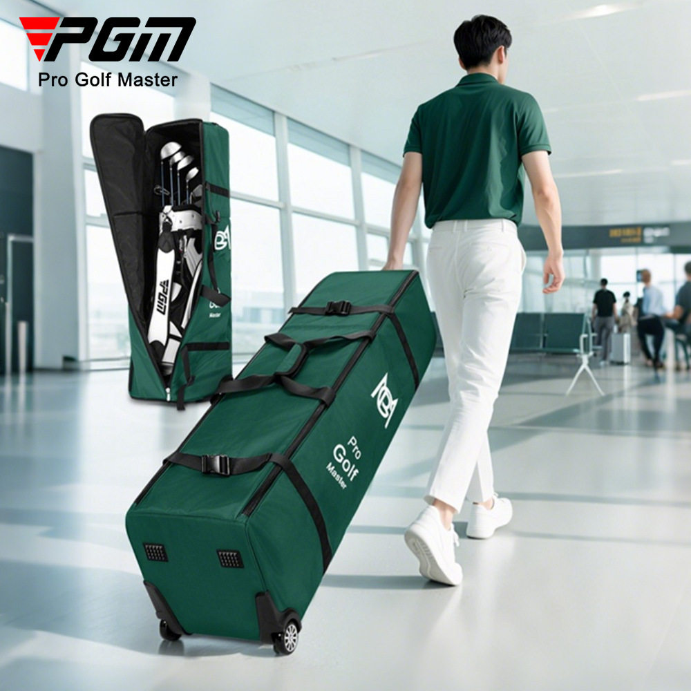 PGM 高尔夫航空包男女带拖轮飞机托运包可折叠保护罩旅行球包加厚,淘宝优惠券,粉丝福利购,淘宝优惠卷