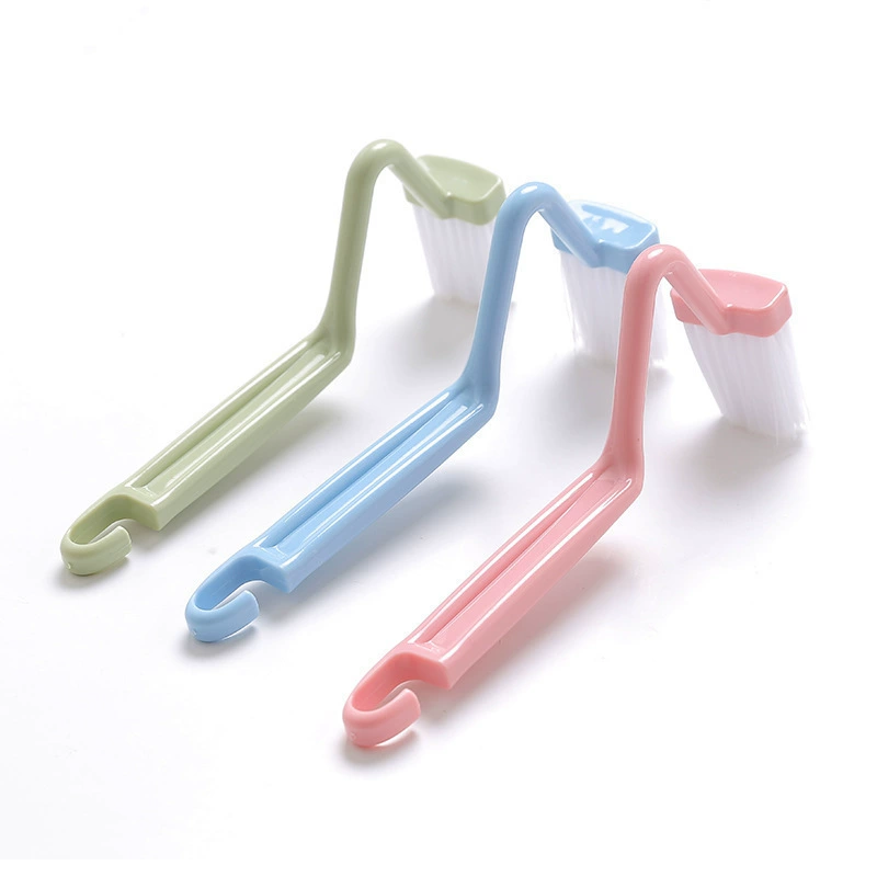 Toilet small brush, gapless cleaning household bathroom artifact, can bend children's toilet elbow wall hanging