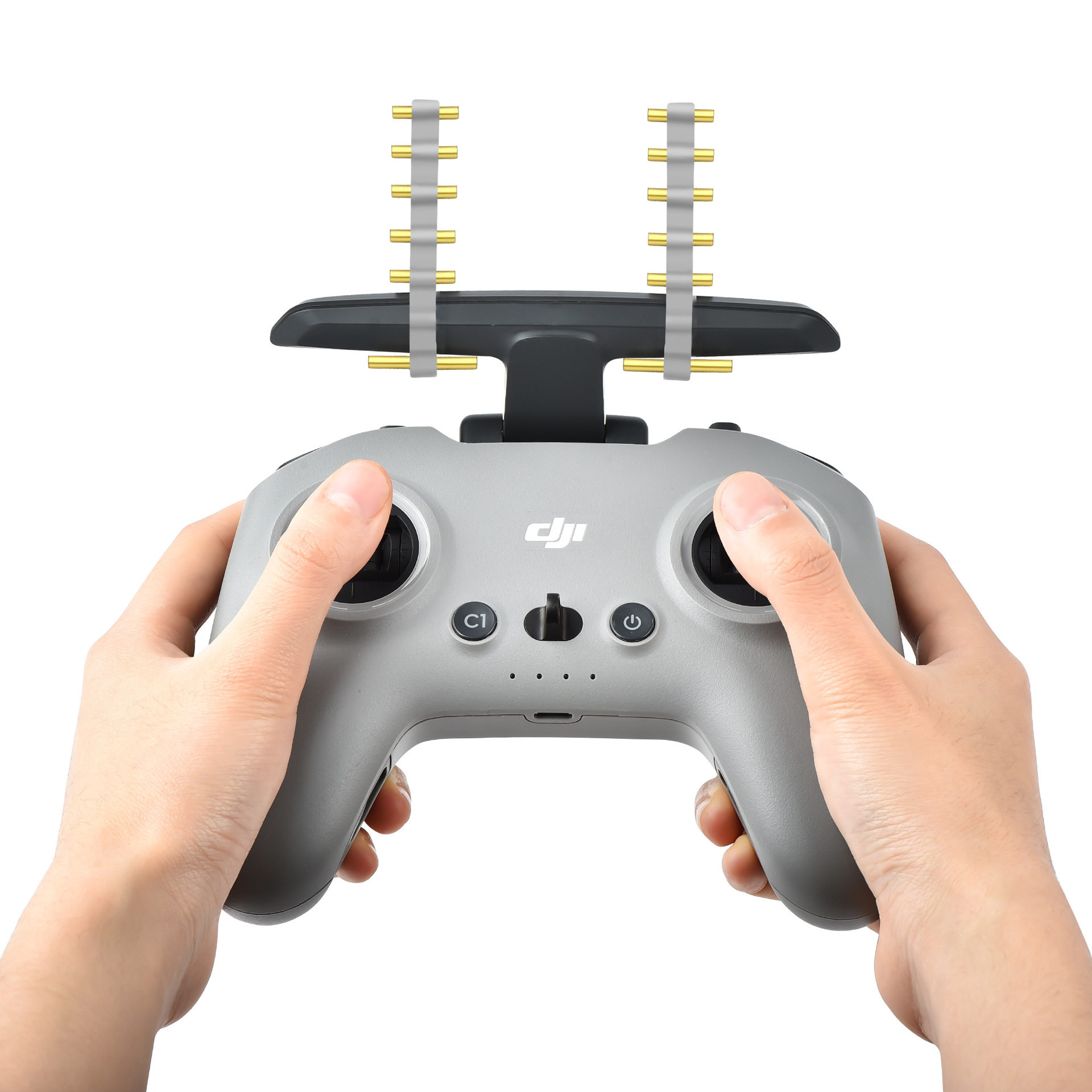 大疆DJI FPV信号增强程八木天线遥控信号增强器5.8G黄纯铜棒配件_虎窝淘