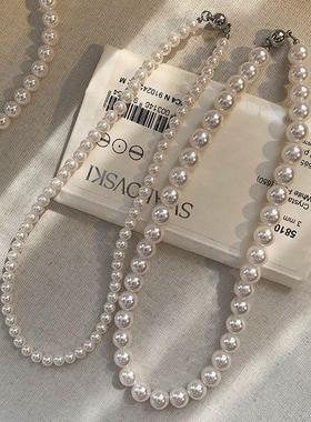 珍珠项链女颈链叠戴配饰