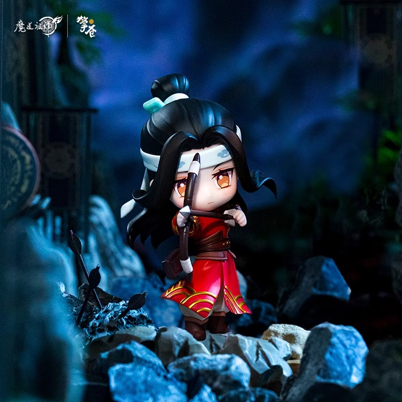 擎苍魔道祖师魏无羡蓝忘机玉皎弓骑Q版手办功能性动漫周边摆件 - 图3