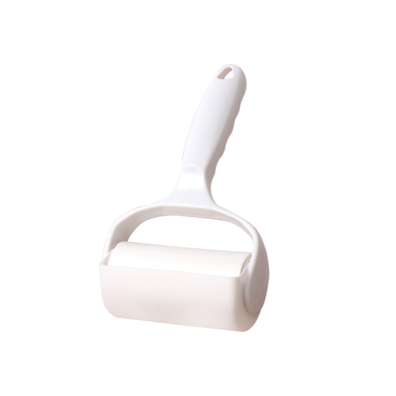 粘毛器滚筒粘毛卷纸可撕式替换纸去毛神器衣服除黏毛10cm毡滚刷 - 图3